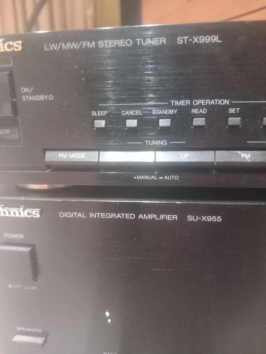 Ampluficator Technics SU-X955 și Tuner ST-X999L +  Telecomanda