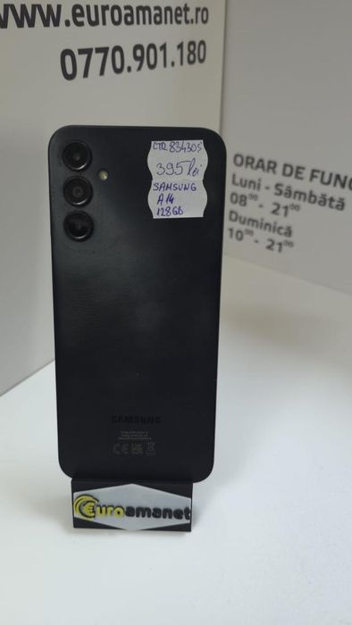 Telefon mobil Samsung Galaxy A14, Dual SIM, 4GB RAM, 128GB, 4G, -P-