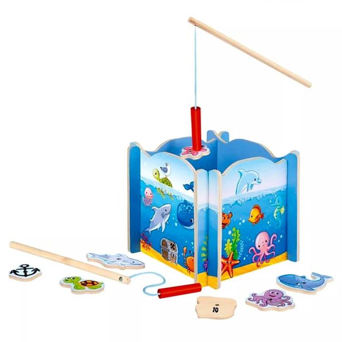Joc de pescuit din lemn, Fishing game