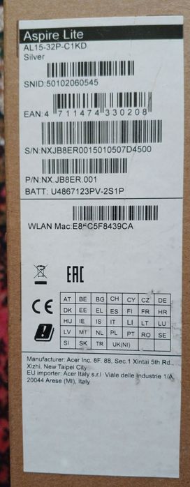 Acer Aspire Lite 15 AL15-32P