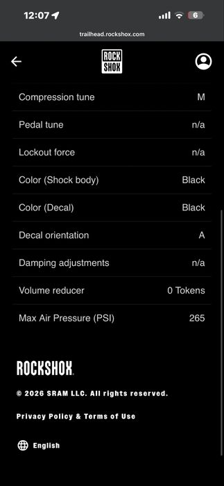 Rockshox VIVID 216x63.5