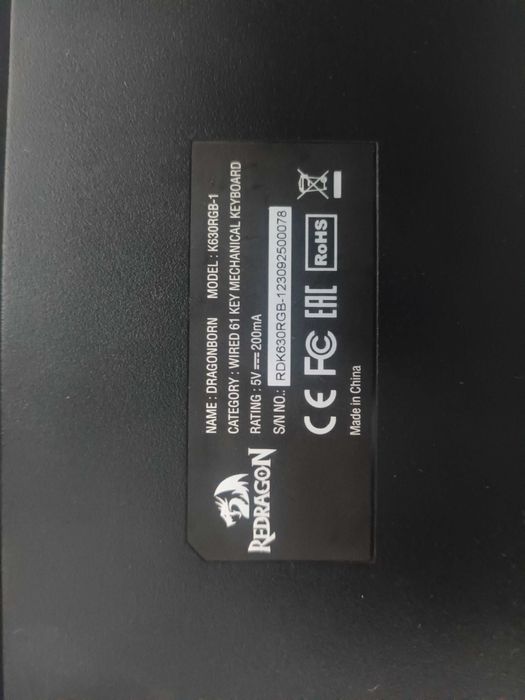 Tastură mecanică Redragon K630