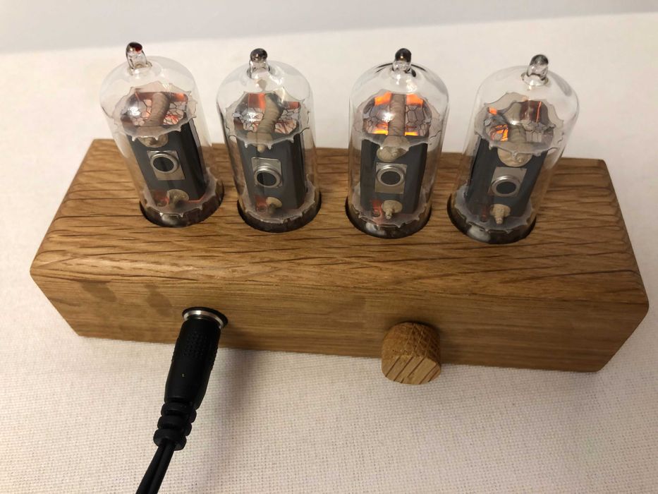 Ceas Nixie stejar cu tuburi germane z570m Bucuresti Sectorul 2 • OLX.ro