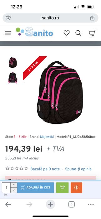 Ghiozdan ST RIGHT ergonomic