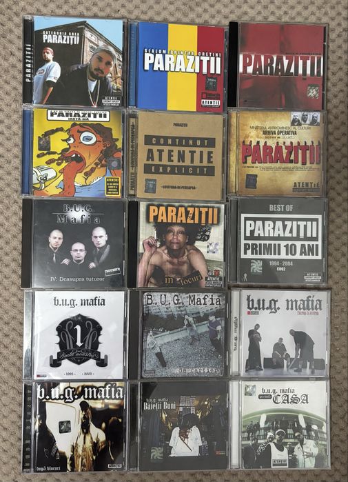 Cd-uri B.U.G. Mafia & Parazitii