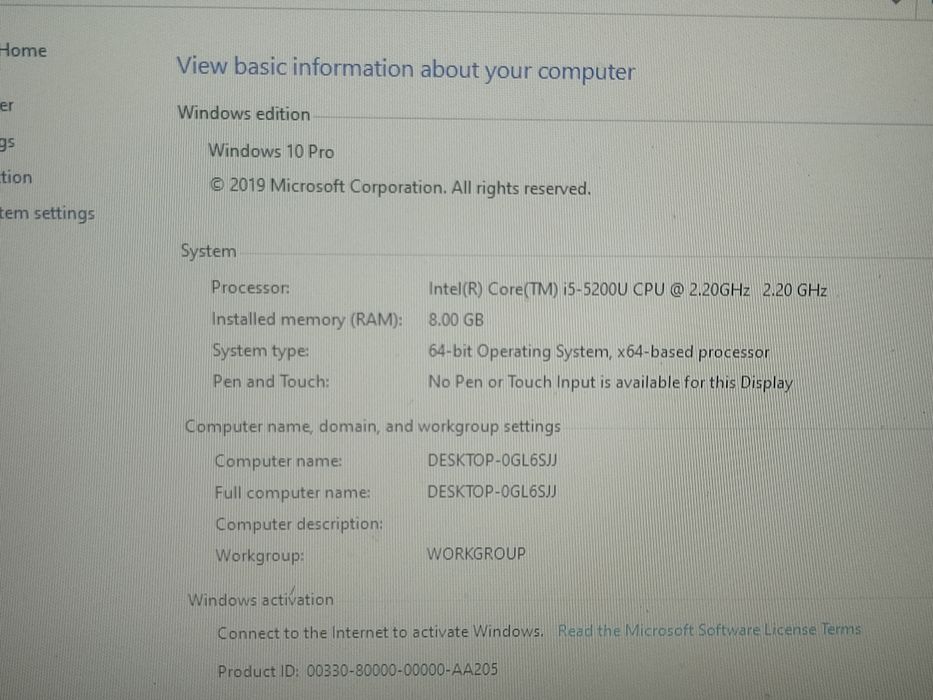 Laptop Fujitsu Siemens A555 - i5-5200u/ 8gb Ram/ 128GB SSD/ Baterie 3h