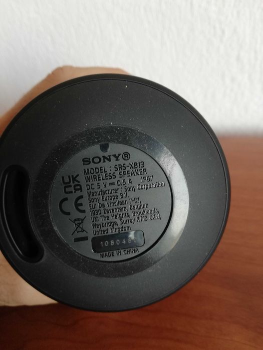 Sony SRS-XB13 bluetooth speaker за части или ремонт