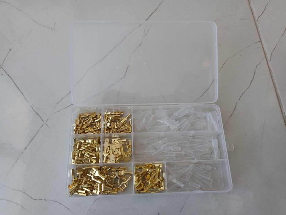 Кримпвани клеми 2.8мм,4.8мм, 6.3мм,присъединителни лопаткови клеми м/ж