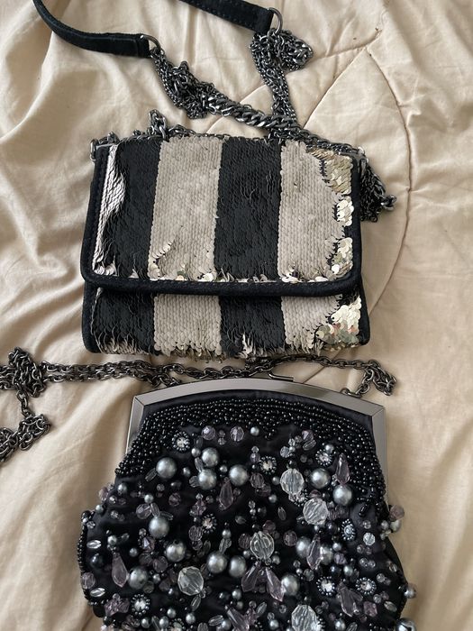 Musette incaltaminte  piele vitel/ guess geanta lac/saten roz medie