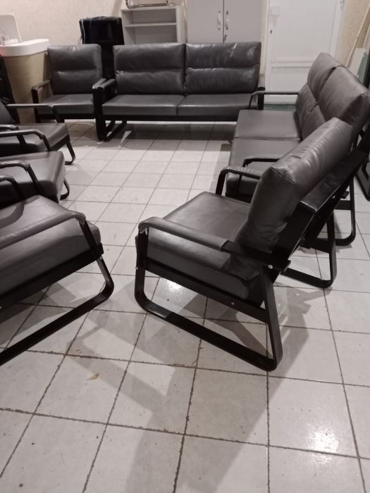 Офисные диваны 2 дивана 5 кресел