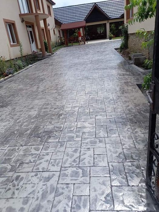 Beton amprentat amenajari