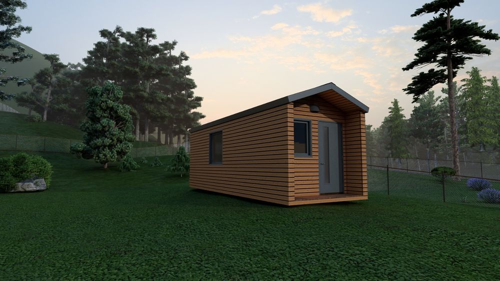 Case  din lemn 4 anotimpuri