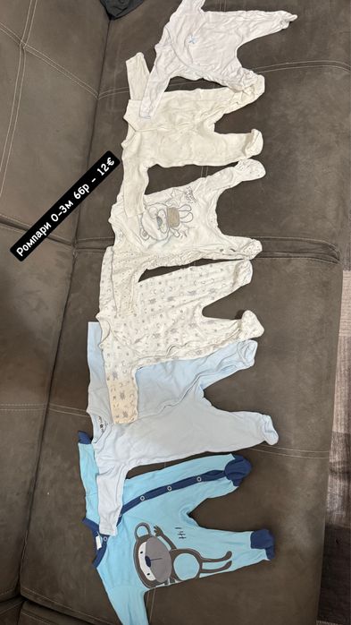 Бебешки дрешки(повечето нови и не носени)