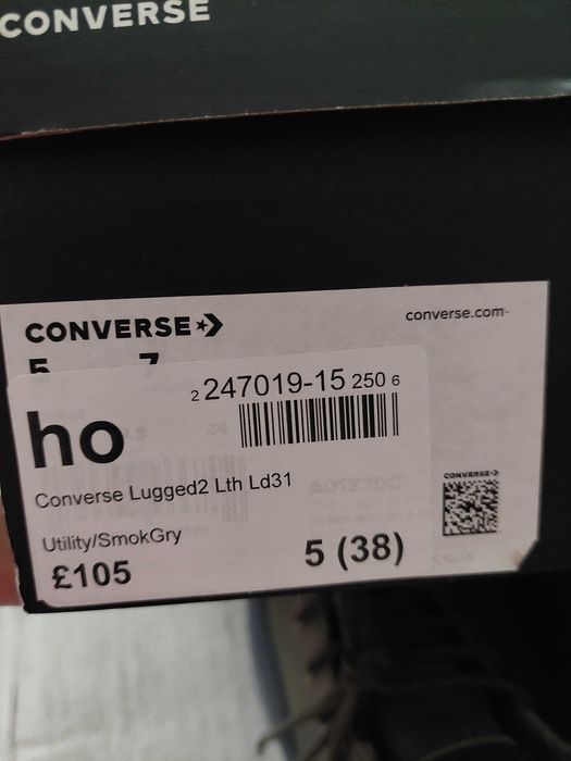 Кожени кецове Converse Lugged 2