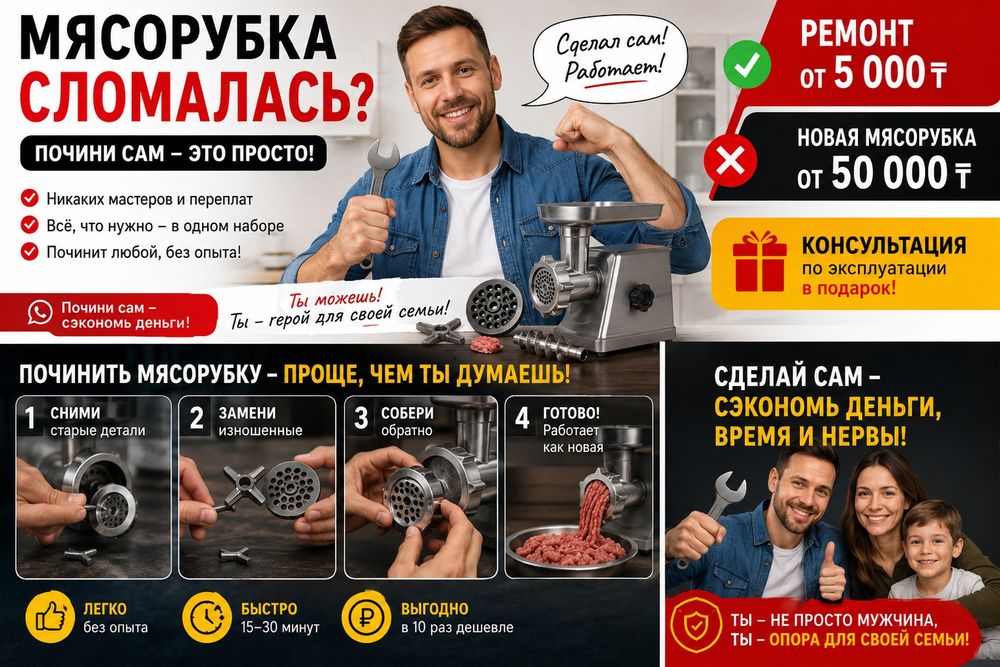 Запчасти для мясорубки