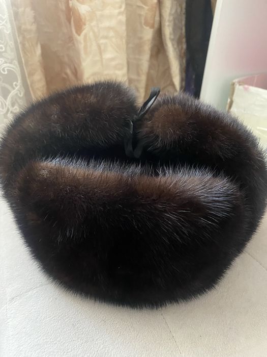 мужская норковая шапка