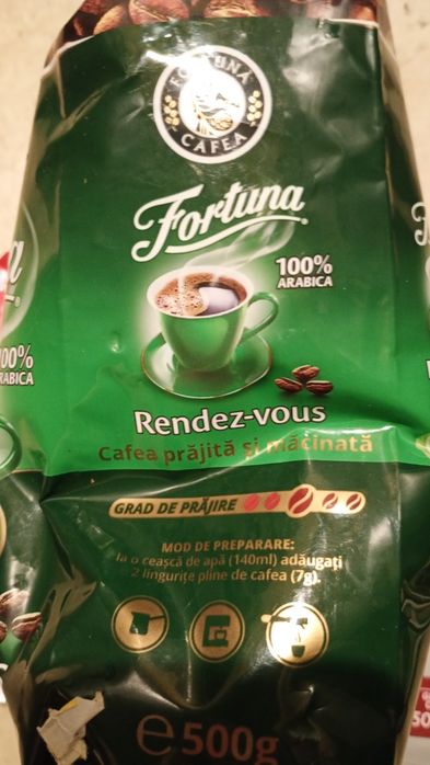 cafea măcinată lavazza si fortuna