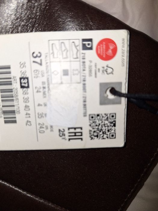 Cizme piele-ZARA-mas 37-noi