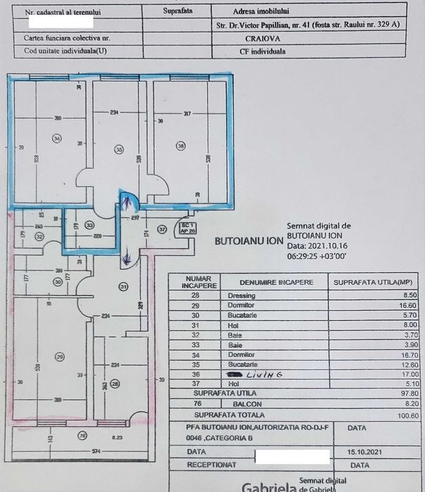 Apartament 100mp, 1Mai Medicina, impartit in 2 apartamente separate