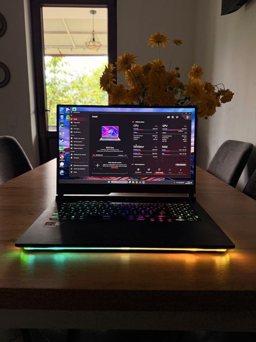 ASUS ROG G17 Gaming Laptop – Ryzen 9 7940HX / RTX 4060 / Amd Radeon Graphics /32GB DDR5 / 1TB SSD / 2560x1440 QHD 240Hz + CADOU Tastatură & Mouse