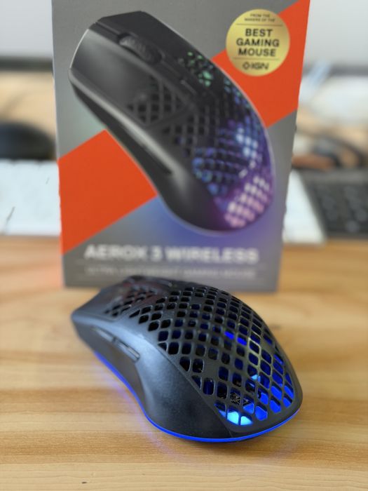 SteelSeries Aerox 3 Gaming Mouse Геймърска Мишка Грйминг