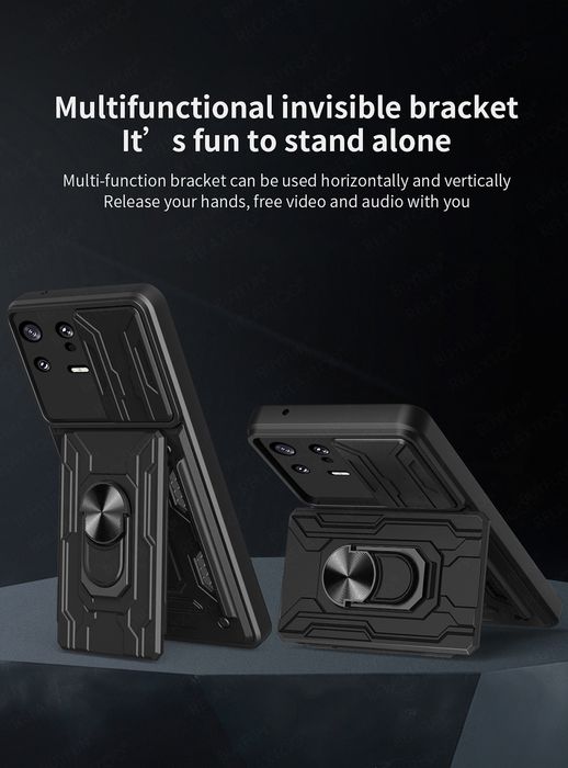 Xiaomi 13T / 13 Lite / 13 Pro / RING CARD SLOT Удароустойчив кейс