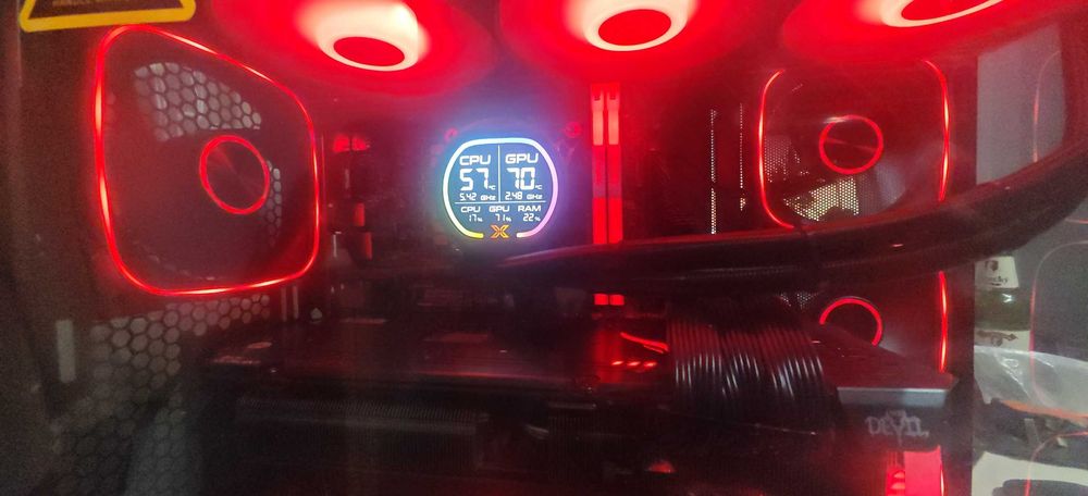 ТОП Геймърско PC Ryzen 5 9600X/32Gb/1TB SSD/RD 6900XT 16Gb/Гаранция