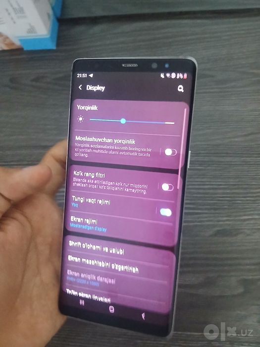 Samsung galaxy note 8 sotiladi