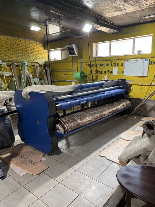 Продаю профессиональный финишный станок для упаковки и сушки ковров.