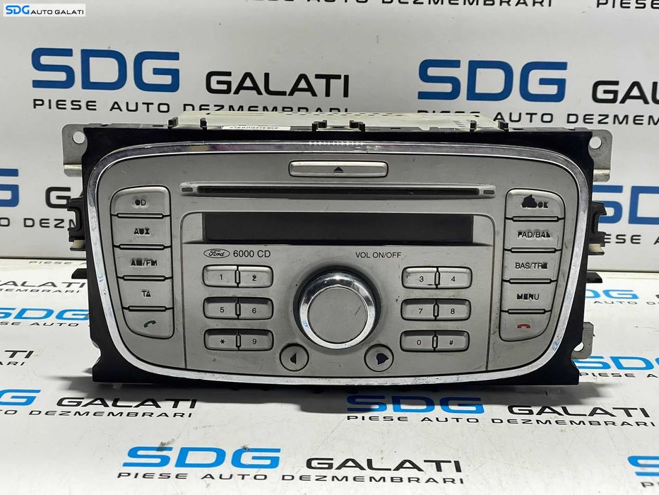 Unitate Radio CD Player Single CD GGDS D+ Ford S-Max 2006 - 2015 Cod 8S7T-18C815-AA [L3110]