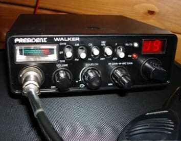 Statie radio CB, President Walker, antena Midland Alan PC8 163cm