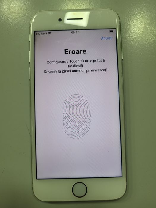 Iphone 8 Whte TuchID defect Impecabil ca Nou Poze Reale