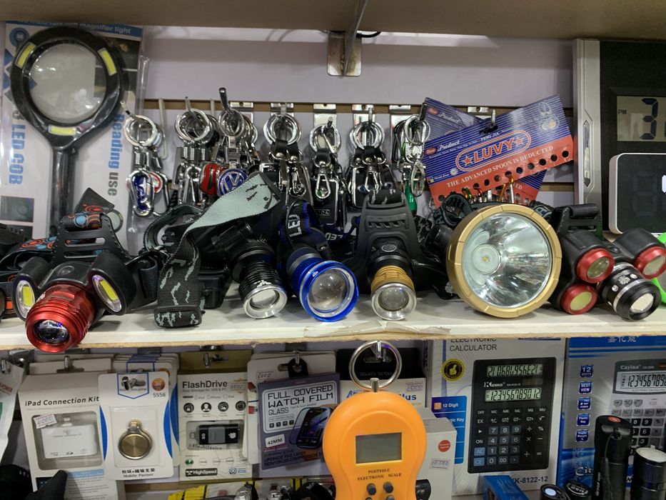 Фонарики зарядные, батарейчные