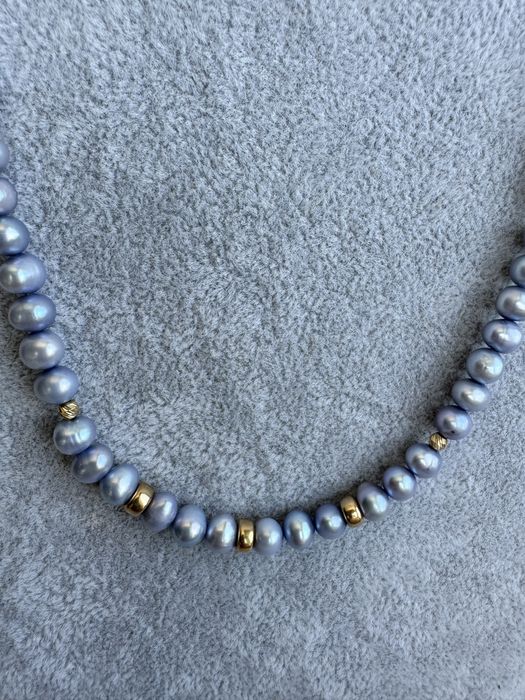 Colier din perle si aur