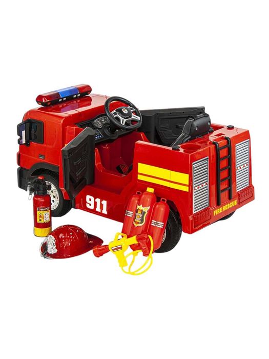 Детская машинка на аккумуляторе, пожарная машинка.