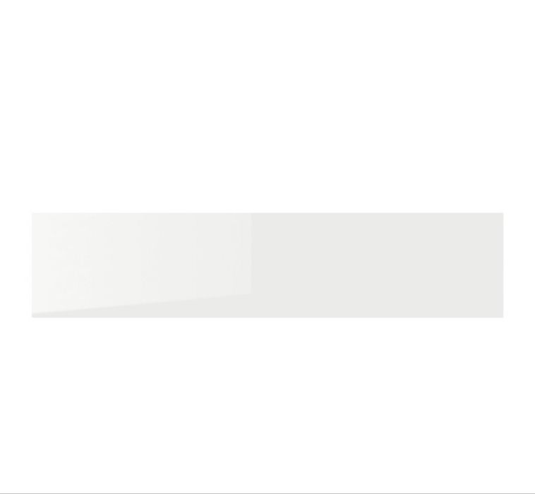 Comoda alba mata 6 sertare 160/48/78 +blat sticla alb 160/48.