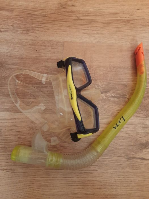 Mască /vizor scafandru - scufundări + tub cadou