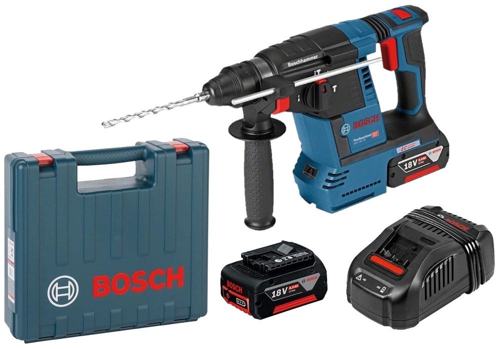 Перфоратор Bosch GBH 18V-26 2x6,0 Ah