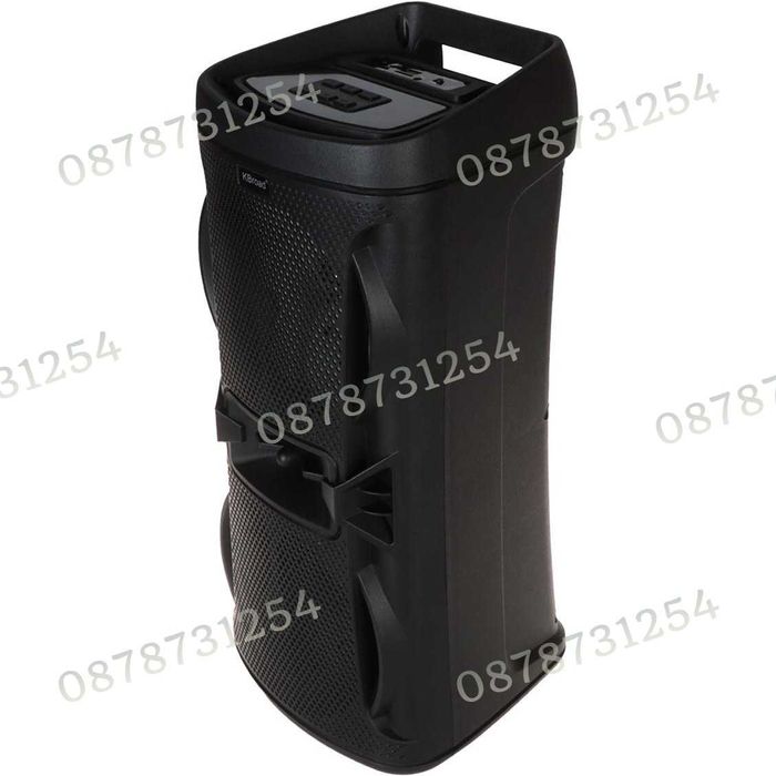 Преносима Караоке Тонколона 2х6.5 инча с Безжичен Микрофон и Блутуут