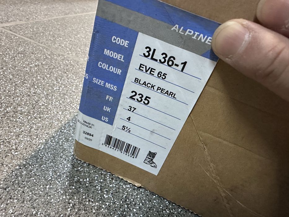 Горнолыжные ботики Alpina для девочки