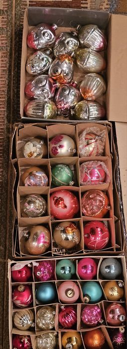 Елочные игрушки времен СССР