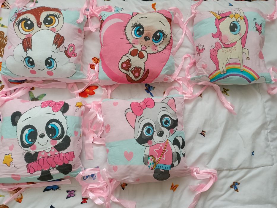 Бортики для детской кроватки