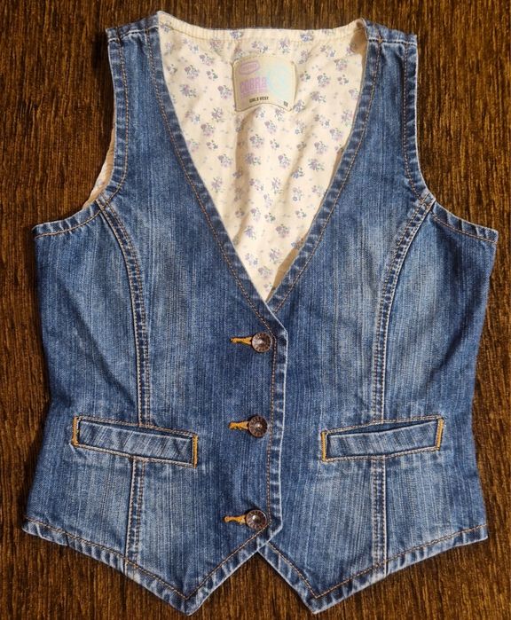 Vesta denim fete