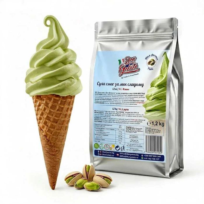 Суха смес за сладолед с вода Don Gelato – 7 вкуса | Отлично качество