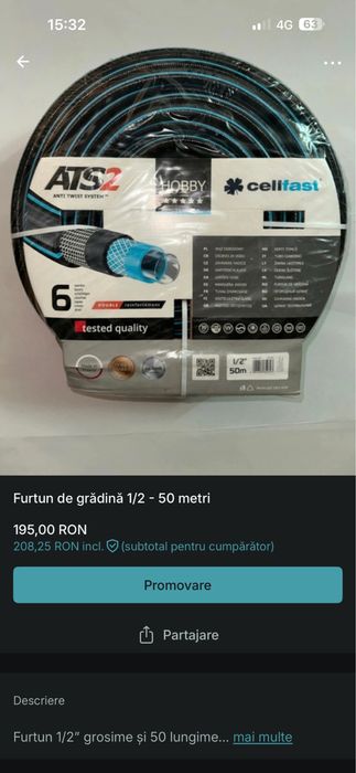 Furtun gradina diferite marimi