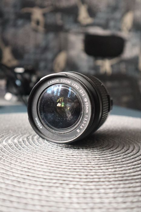 Canon EOS 100d + обектив 55mm