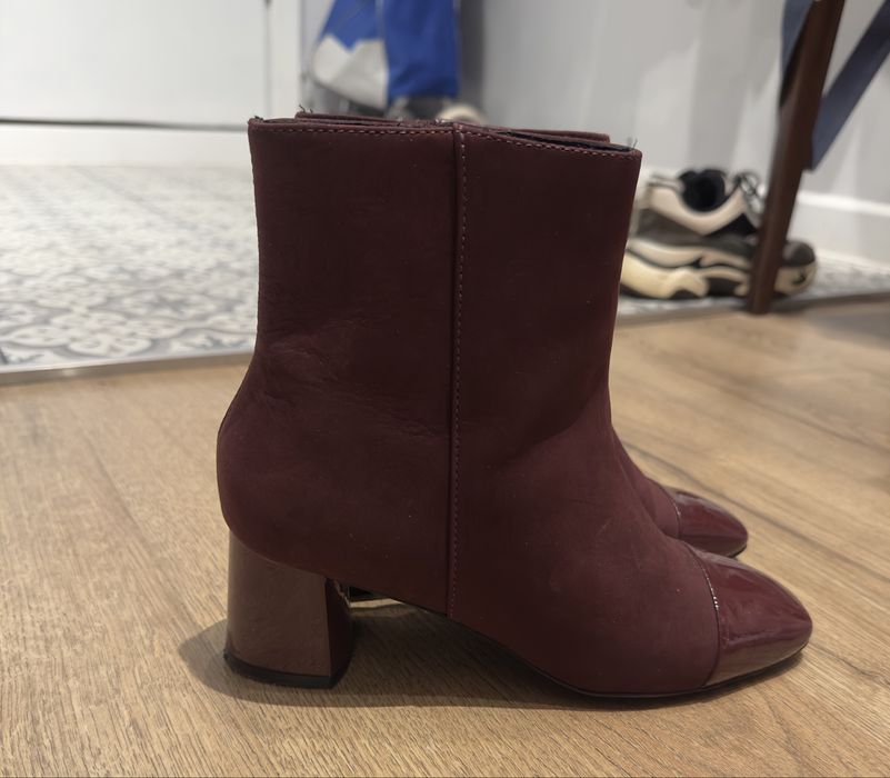 Ботинки кожанные