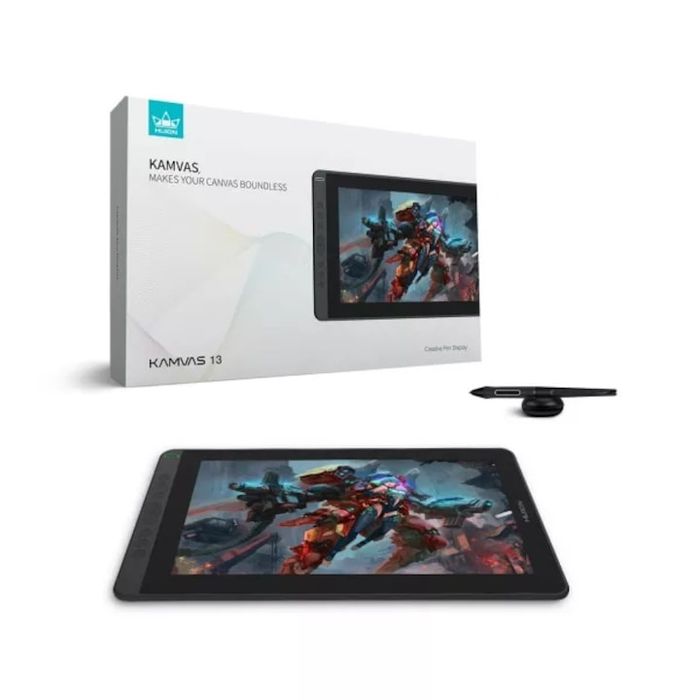 Tableta grafica HUION Kamvas 13 cu ecran laminat complet 8192 NOUĂ
