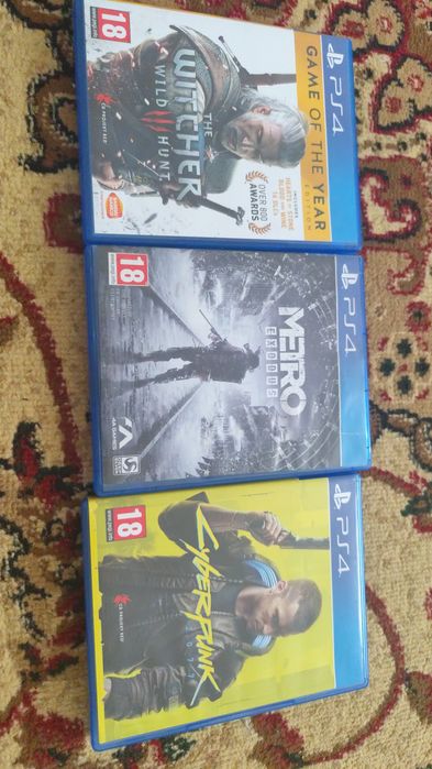 Игровые диски на PS4