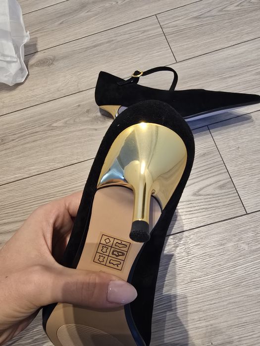 Pantofi dama piele naturala eleganti chic NOI
